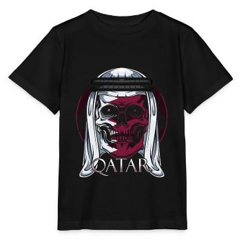 Katar - Stanley/Stella Kinder T-Shirt MINI CREATOR  - Schwarz - Vorne - Mikhail (115cm)