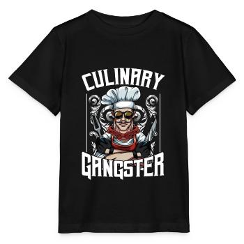 Chefkoch - Stanley/Stella Kinder T-Shirt MINI CREATOR  - Schwarz - Vorne - Mikhail (115cm)