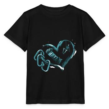 Felskletterer Felsklettern Hobby Geschenk - Stanley/Stella Kinder T-Shirt MINI CREATOR  - Schwarz - Vorne - Mikhail (115cm)