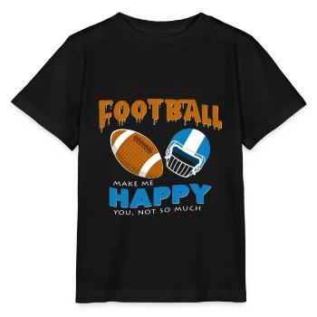 Football américain - T-shirt bio MINI CREATOR Stanley/Stella Enfant - noir - Devant - Mikhail (115cm)