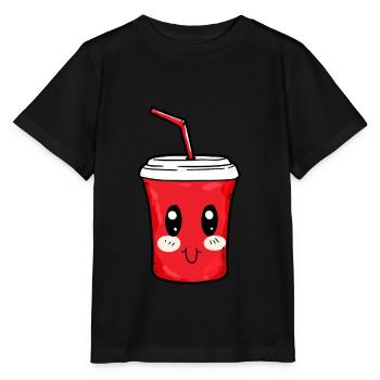 limonade rafraîchissement boisson boisson cadeau - T-shirt bio MINI CREATOR Stanley/Stella Enfant - noir - Devant - Mikhail (115cm)