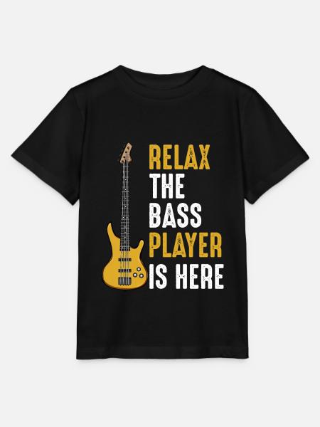Guitar Bassist Funny Sayings Cool Gift Idea - Stanley/Stella MINI CREATOR Kids’ T-Shirt - black