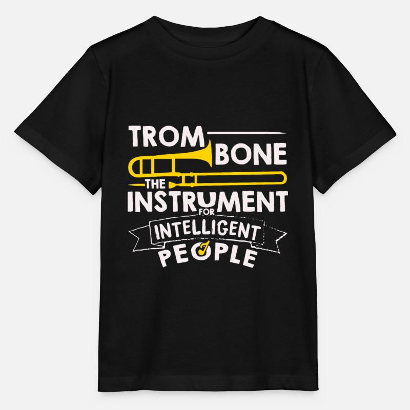 Don de chorale trombone musique trombone trombone - T-shirt bio MINI CREATOR Stanley/Stella Enfant - noir