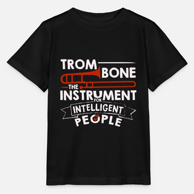 Trombones - T-shirt bio MINI CREATOR Stanley/Stella Enfant - noir