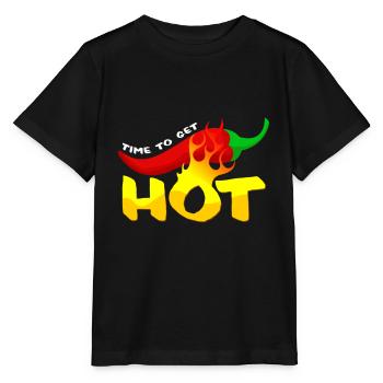 chili - T-shirt bio MINI CREATOR Stanley/Stella Enfant - noir - Devant - Mikhail (115cm)