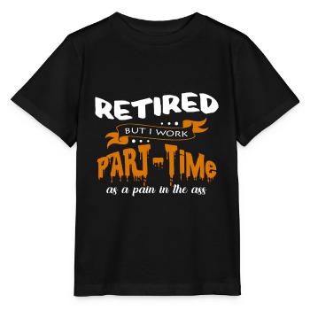 retirement - Stanley/Stella MINI CREATOR Kids’ T-Shirt - black - Front - Mikhail (115cm)