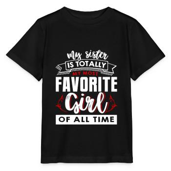 Frère et soeur - T-shirt bio MINI CREATOR Stanley/Stella Enfant - noir - Devant - Mikhail (115cm)