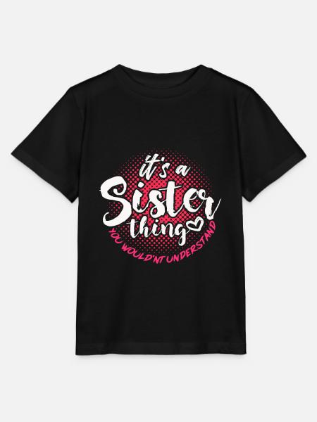 Schwester - Stanley/Stella Kinder T-Shirt MINI CREATOR - Schwarz