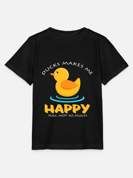 ducks - Stanley/Stella MINI CREATOR Kids’ T-Shirt - black