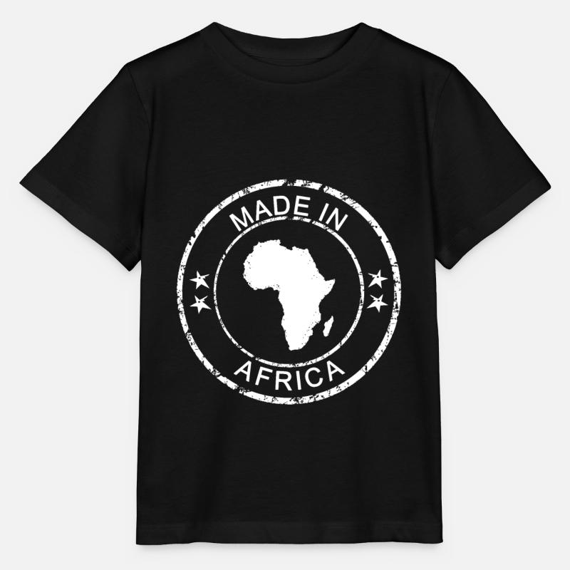 Timbre fabriqué en Afrique - T-shirt bio MINI CREATOR Stanley/Stella Enfant - noir