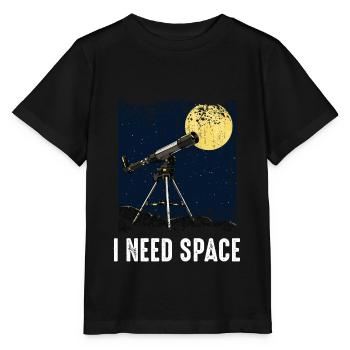 Astronomie - Stanley/Stella Kinder T-Shirt MINI CREATOR  - Schwarz - Vorne - Mikhail (115cm)