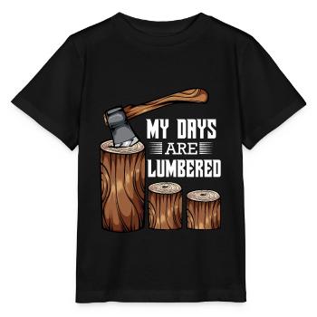 lumberjack - Stanley/Stella MINI CREATOR Kids’ T-Shirt - black - Front - Mikhail (115cm)
