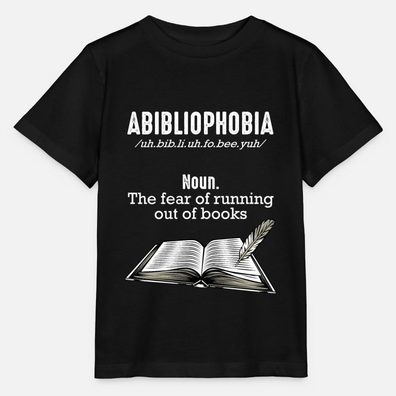 Bücher Lesen - Stanley/Stella Kinder T-Shirt MINI CREATOR  - Schwarz