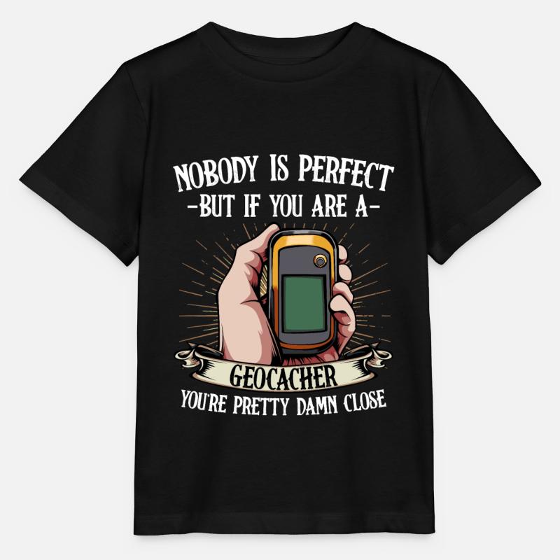 Geocaching - T-shirt bio MINI CREATOR Stanley/Stella Enfant - noir