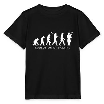 Dudelsack - Stanley/Stella Kinder T-Shirt MINI CREATOR  - Schwarz - Vorne - Mikhail (115cm)