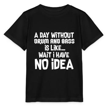 Un jour Sans Drum And Bass - T-shirt bio MINI CREATOR Stanley/Stella Enfant - noir - Devant - Mikhail (115cm)