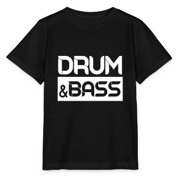 Drum &Bass Drum And Bass DnB Rave - T-shirt bio MINI CREATOR Stanley/Stella Enfant - noir - Devant - Mikhail (115cm)