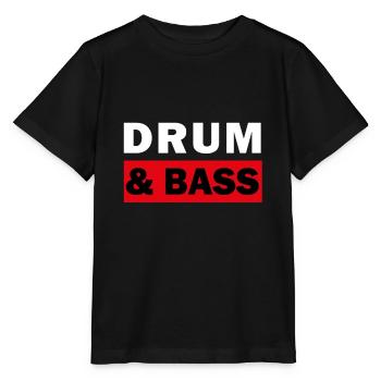 Drum and bass rave - Stanley/Stella MINI CREATOR Kids’ T-Shirt - black - Front - Mikhail (115cm)