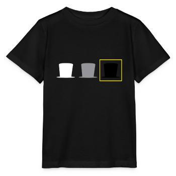 Hacker Cyber Security Pentester Black Hat Hacker - T-shirt bio MINI CREATOR Stanley/Stella Enfant - noir - Devant - Mikhail (115cm)