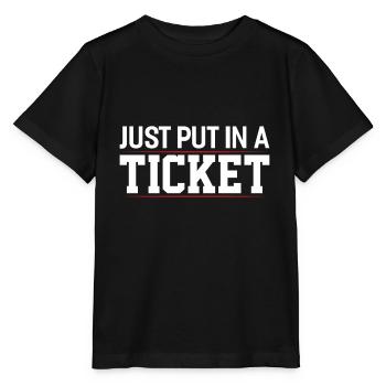 Support informatique informatique Service d’assistance informatique - T-shirt bio MINI CREATOR Stanley/Stella Enfant - noir - Devant - Mikhail (115cm)