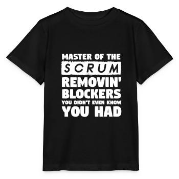 Scrum Master Développement logiciel agile - T-shirt bio MINI CREATOR Stanley/Stella Enfant - noir - Devant - Mikhail (115cm)