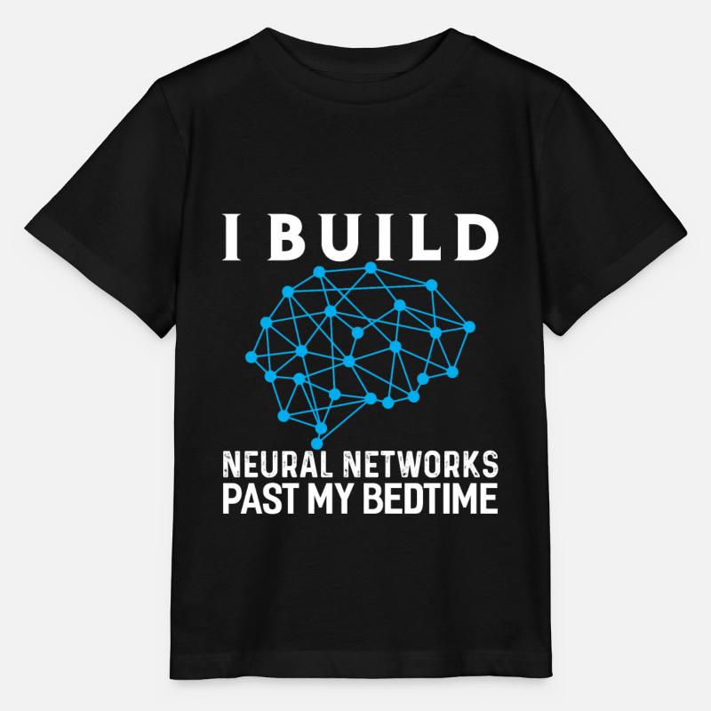 Machine Learning AI Neuronales Netz - Stanley/Stella Kinder T-Shirt MINI CREATOR  - Schwarz