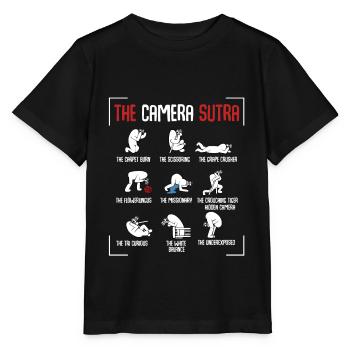Fotograf - Stanley/Stella Kinder T-Shirt MINI CREATOR  - Schwarz - Vorne - Mikhail (115cm)