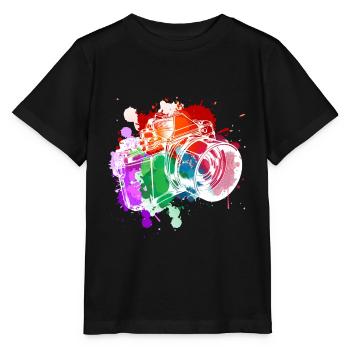 photographer - Stanley/Stella MINI CREATOR Kids’ T-Shirt - black - Front - Mikhail (115cm)