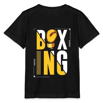 boxer - Stanley/Stella MINI CREATOR Kids’ T-Shirt - black - Front - Mikhail (115cm)