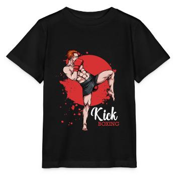 Kickboxing - Stanley/Stella Kinder T-Shirt MINI CREATOR  - Schwarz - Vorne - Mikhail (115cm)