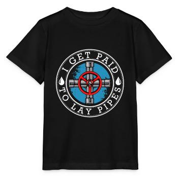Klempner - Stanley/Stella Kinder T-Shirt MINI CREATOR  - Schwarz - Vorne - Mikhail (115cm)