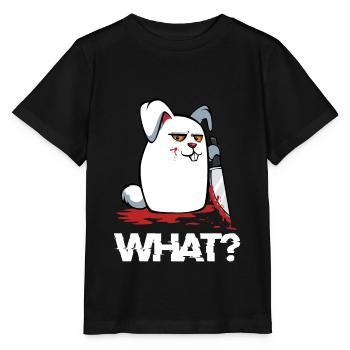 lièvre - T-shirt bio MINI CREATOR Stanley/Stella Enfant - noir - Devant - Mikhail (115cm)