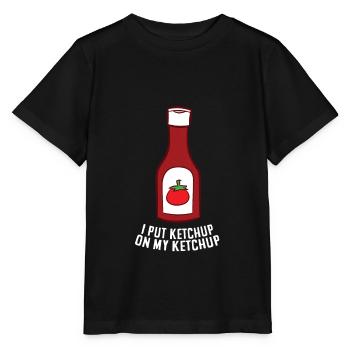 Ketchup Amour Encore Plus Ketchup Sur Mon Ketchup - T-shirt bio MINI CREATOR Stanley/Stella Enfant - noir - Devant - Mikhail (115cm)