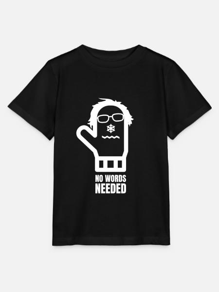 Bernie Sanders Fäustlinge Fausthandschuhe - Stanley/Stella Kinder T-Shirt MINI CREATOR  - Schwarz