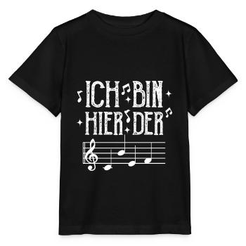 Ich Bin Hier Der Chef Chorleiter Geschenke - Stanley/Stella Kinder T-Shirt MINI CREATOR  - Schwarz - Vorne - Mikhail (115cm)