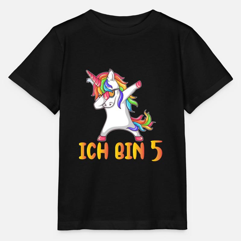 Ich bin 5 - Stanley/Stella Kinder T-Shirt MINI CREATOR  - Schwarz