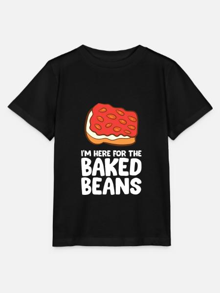 Lustig Baked Bean Lover Im Hier Für Die Baked - Stanley/Stella Kinder T-Shirt MINI CREATOR - Schwarz