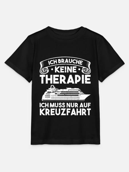 Kreuzfahrt Urlaub Therapie Kreuzfahrtschiff Deko - Stanley/Stella Kinder T-Shirt MINI CREATOR  - Schwarz