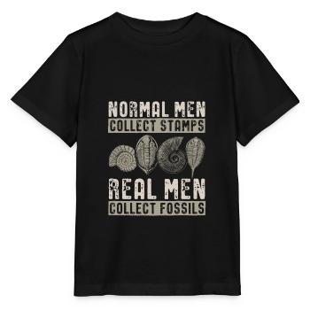 Fossiles - T-shirt bio MINI CREATOR Stanley/Stella Enfant - noir - Devant - Mikhail (115cm)