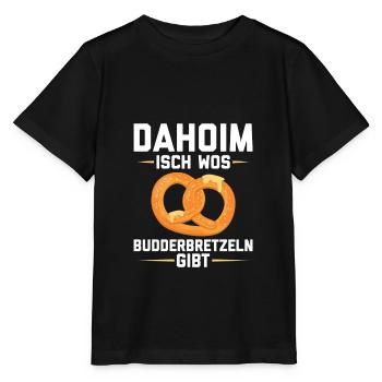 Schwaben Sprüche | Schwäbisch Schwabe Geschenkidee - Stanley/Stella Kinder T-Shirt MINI CREATOR  - Schwarz - Vorne - Mikhail (115cm)