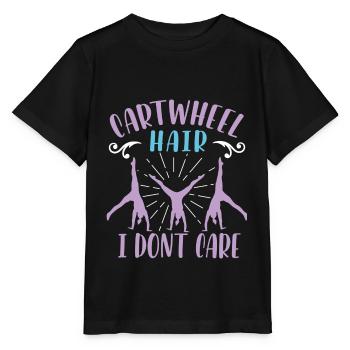 Radschlag Repeat Gymnastik - Stanley/Stella Kinder T-Shirt MINI CREATOR  - Schwarz - Vorne - Mikhail (115cm)