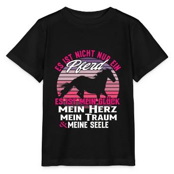 Es Ist Nicht Nur Ein Pferd - Pferde Spruch - Stanley/Stella Kinder T-Shirt MINI CREATOR  - Schwarz - Vorne - Mikhail (115cm)