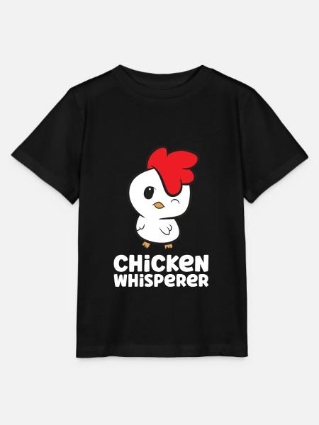 Pollo Cría de animales Gallo Pollo Pollo Susurrador de pollo - Camiseta para niños MINI CREATOR de Stanley/Stella - negro