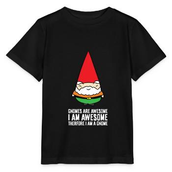 Gnome sind fantastisch. Ich bin fantastisch, also - Stanley/Stella Kinder T-Shirt MINI CREATOR  - Schwarz - Vorne - Mikhail (115cm)