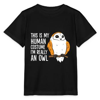 Das ist mein menschliches Kostüm Ich bin wirklich - Stanley/Stella Kinder T-Shirt MINI CREATOR  - Schwarz - Vorne - Mikhail (115cm)