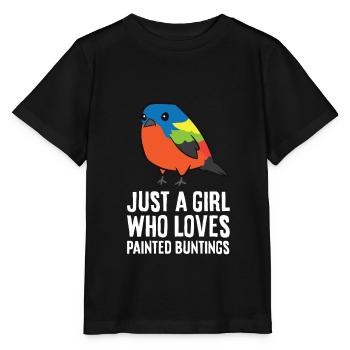 Juste une fille qui aime les germes peints - T-shirt bio MINI CREATOR Stanley/Stella Enfant - noir - Devant - Mikhail (115cm)