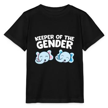 Gardien du sexe Grossesse Sexe Révéler - T-shirt bio MINI CREATOR Stanley/Stella Enfant - noir - Devant - Mikhail (115cm)