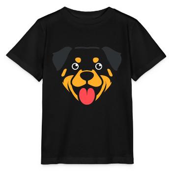 Rottweiler - Stanley/Stella Kinder T-Shirt MINI CREATOR  - Schwarz - Vorne - Mikhail (115cm)