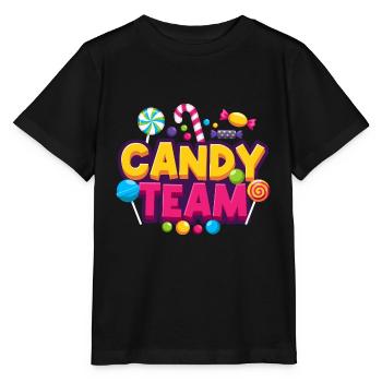 Candy Team Candy Candies - Stanley/Stella MINI CREATOR Kids’ T-Shirt - black - Front - Mikhail (115cm)