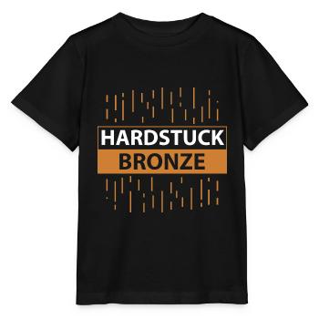 Hardstucco Bronze - Stanley/Stella MINI CREATOR Kids’ T-Shirt - black - Front - Mikhail (115cm)